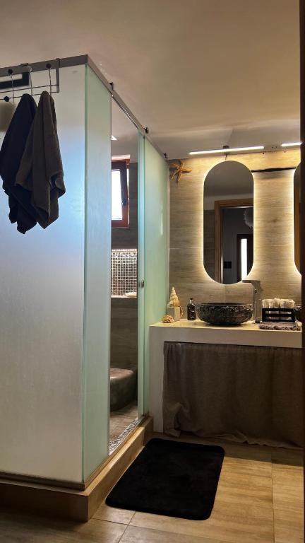 Kuchyň nebo kuchyňský kout v ubytování Marios House