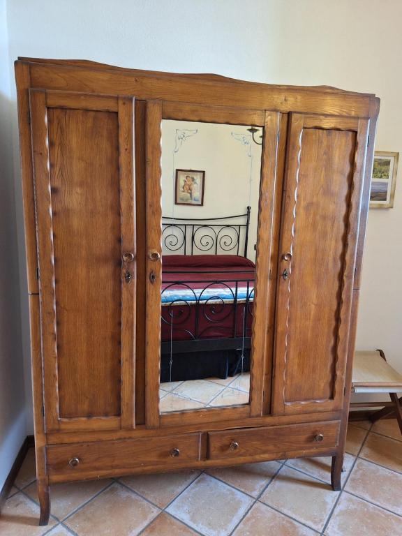 Postel nebo postele na pokoji v ubytování Agriturismo Cà Trinche