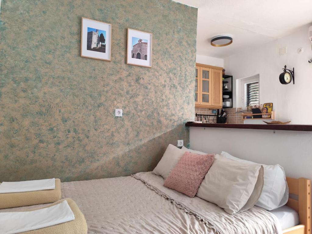 Χώρος καθιστικού στο Studio apartman Tisno-Smokva