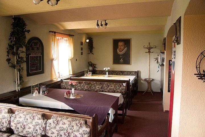 Predel za sedenje v nastanitvi Hotel-Penzion Johanka