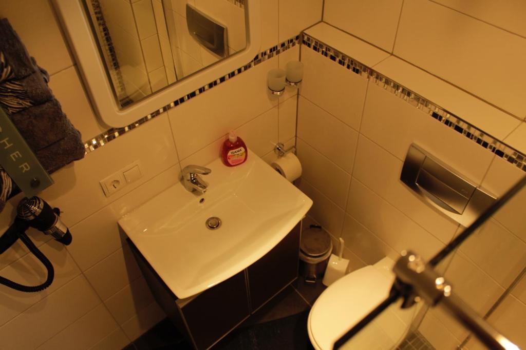 Koupelna v ubytování Fe Wo Am Alten Rathaus