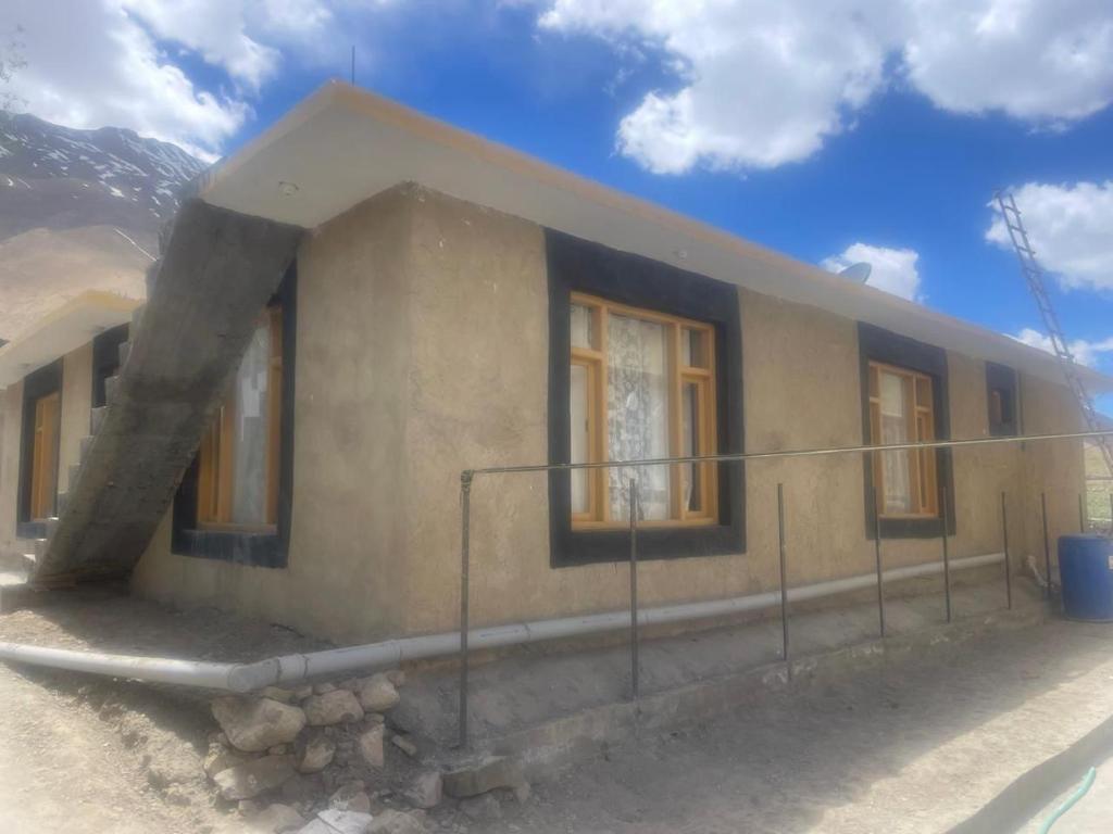 Bygningen som den private indkvartering ligger i