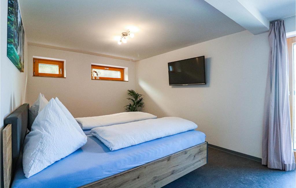 Postel nebo postele na pokoji v ubytování Ferienwohnung Sonntag