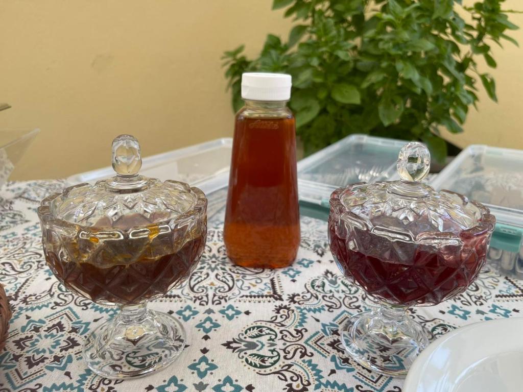 Nápoje v ubytování Villa Pinotsi