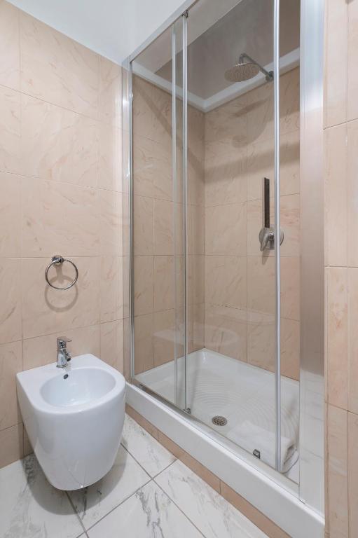 Koupelna v ubytování Rome Ciampino Smart Hotel