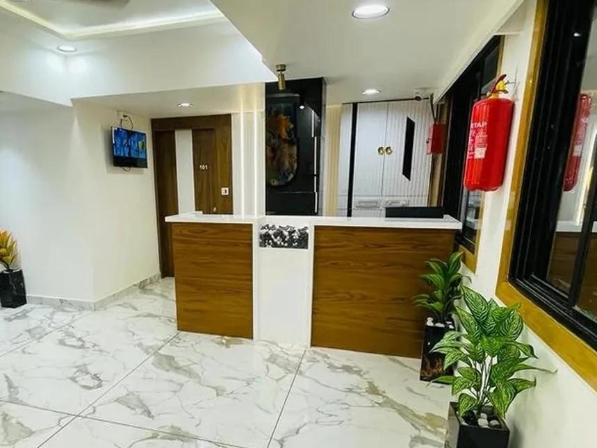 Vstupní hala nebo recepce v ubytování Hotel New German