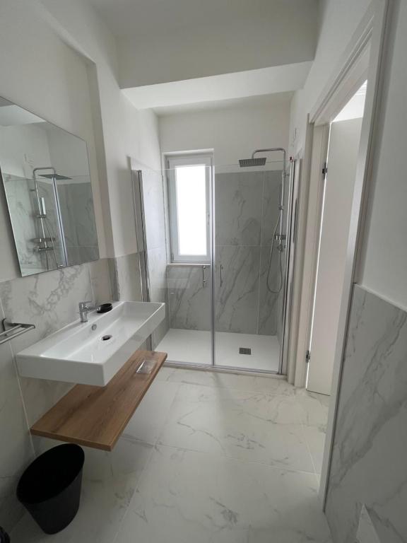 Koupelna v ubytování Hotel Diadema