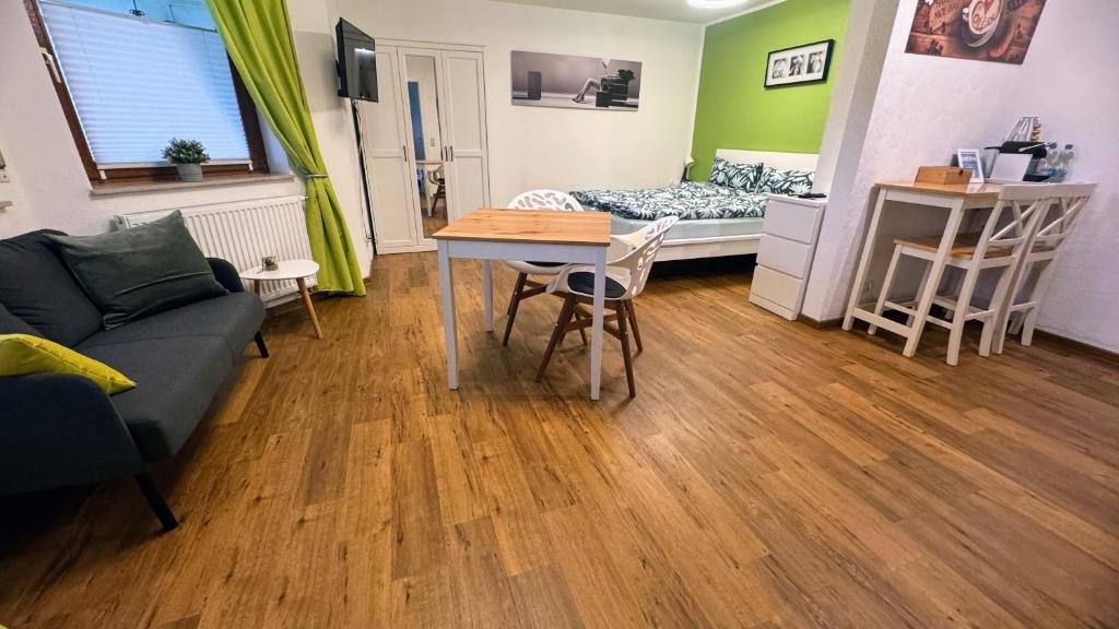 Posezení v ubytování Apartment Erfurt-Marbach