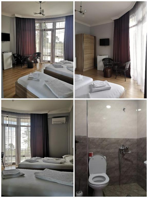 Koupelna v ubytování FRESH Hotel Kobuleti
