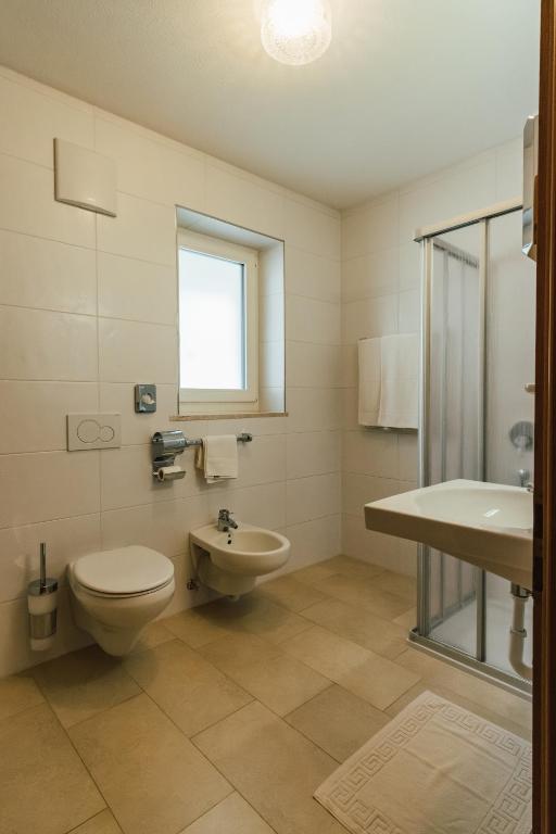 Koupelna v ubytování Hotel Residence Griesfeld