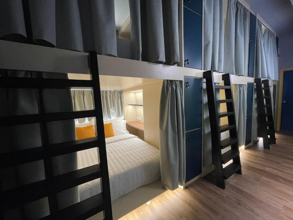 Postel nebo postele na pokoji v ubytování Faloe Hostel