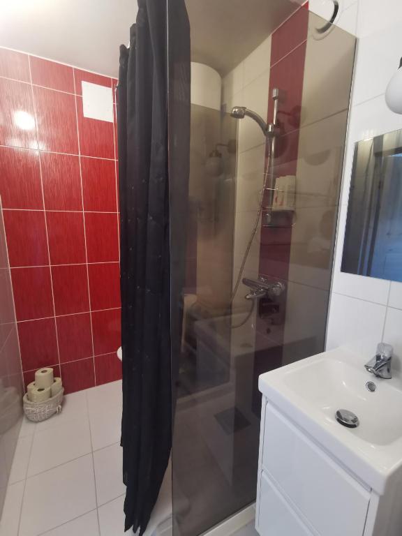 Koupelna v ubytování Külaliskorter Kärdlas