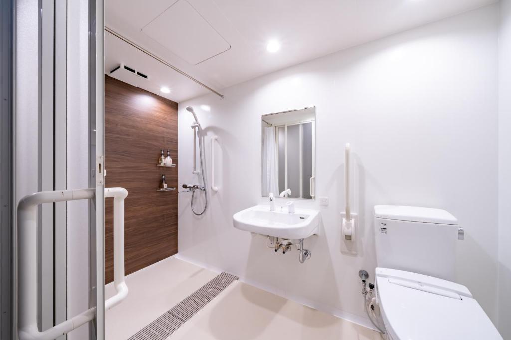 Koupelna v ubytování Grand Hostel LDK Odori Park