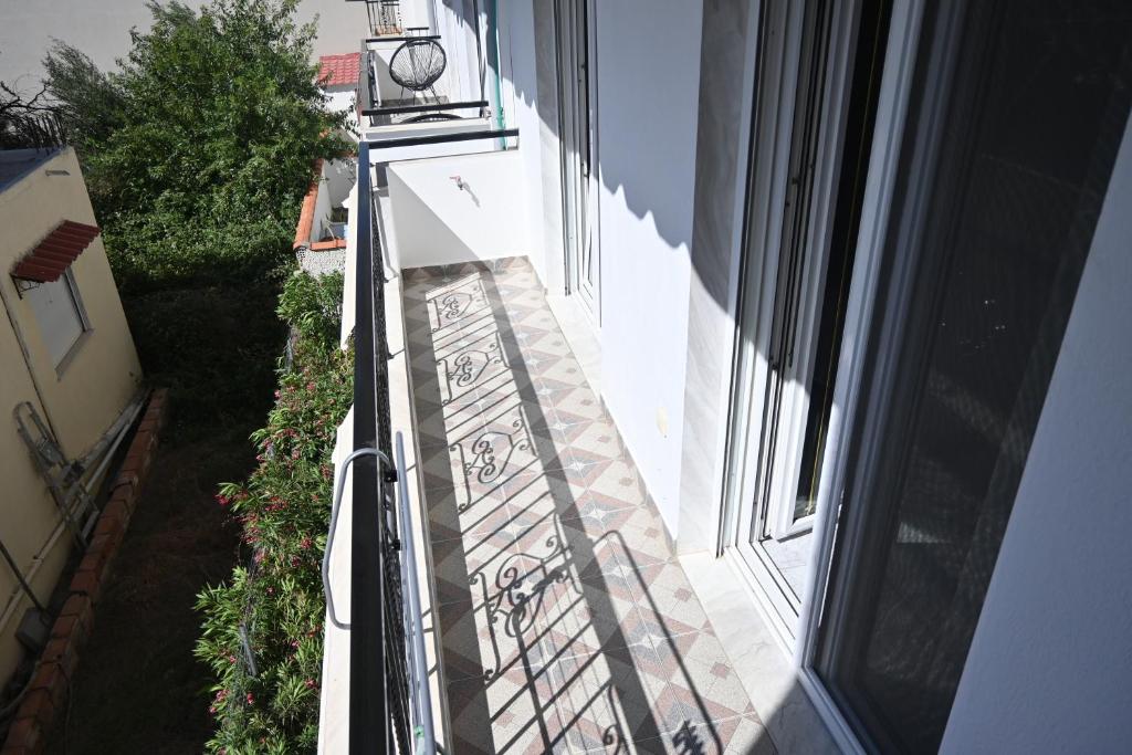 Balkón nebo terasa v ubytování Doukas Aparthotel