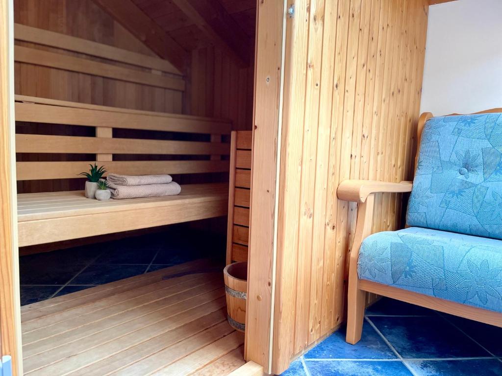 Posezení v ubytování Ferienwohnung Edelweiß mit Bergbahn unlimited