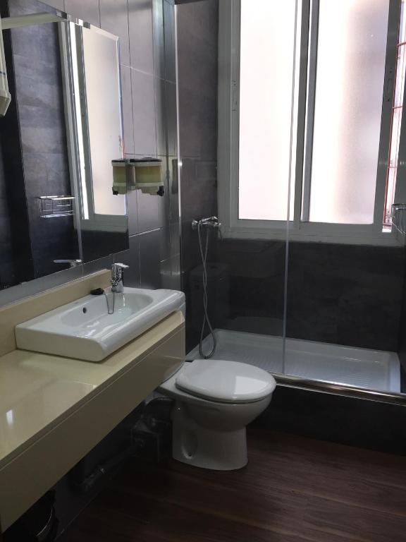Kúpeľňa v ubytovaní Hostal Larios