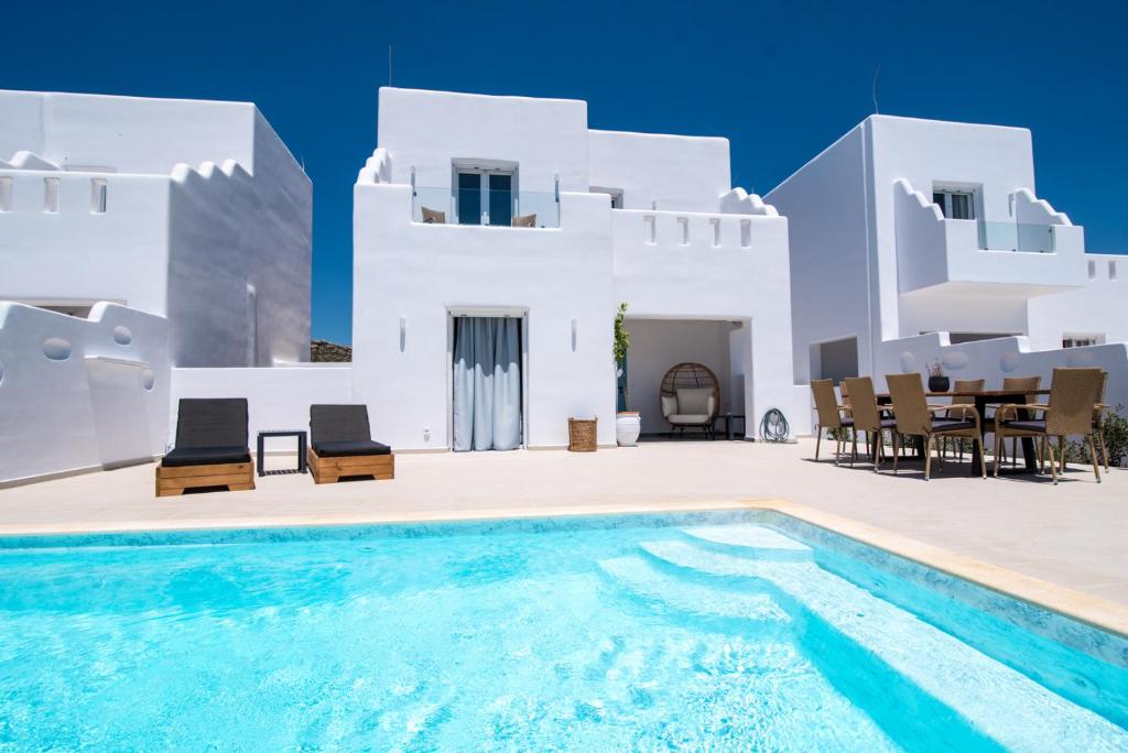 Bazén v ubytování Depis Edem luxury villas nebo v jeho okolí