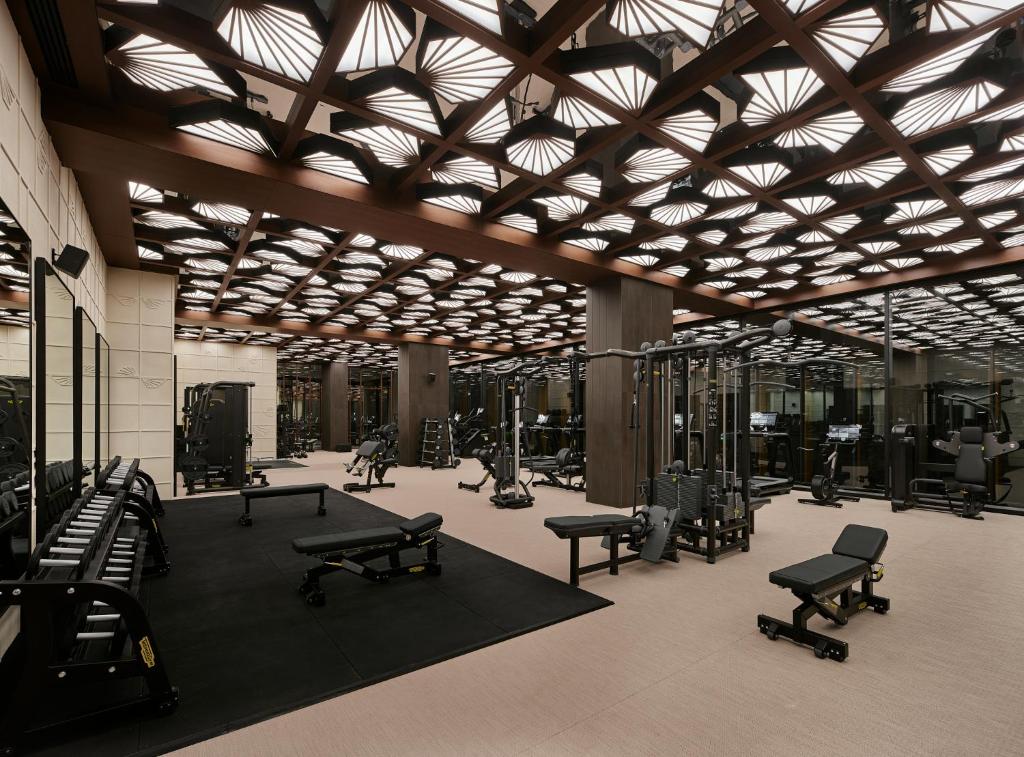 Fitness centrum a/nebo fitness zařízení v ubytování Maxx Royal Bodrum