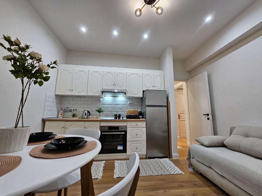 Kuchyň nebo kuchyňský kout v ubytování Eda house