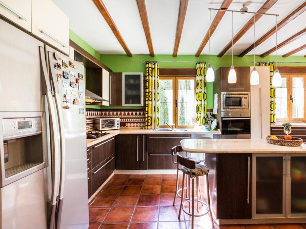 Kuchyň nebo kuchyňský kout v ubytování Casa mary