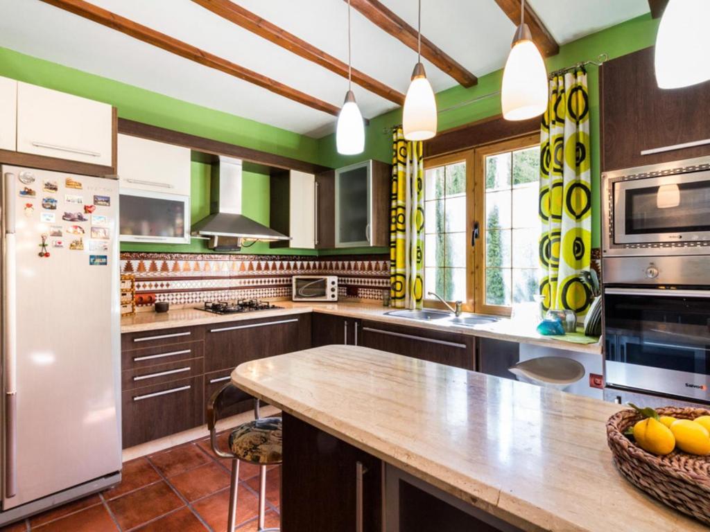 Kuchyň nebo kuchyňský kout v ubytování Casa mary