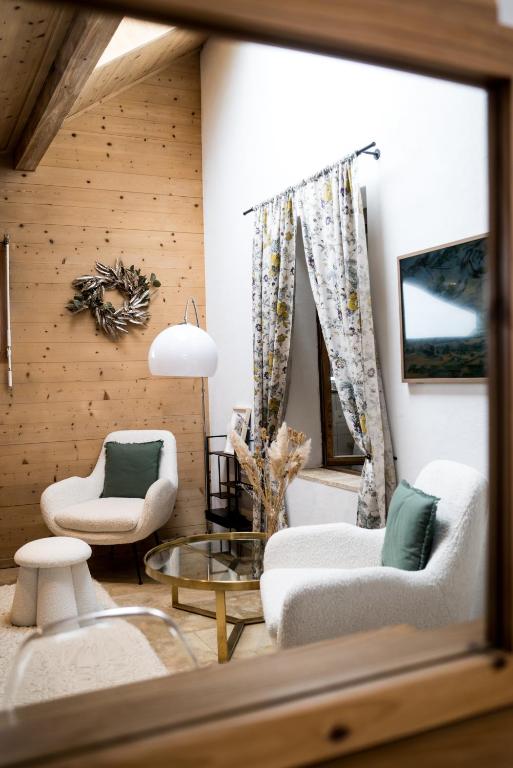 Posezení v ubytování Chalet 4 Saisons