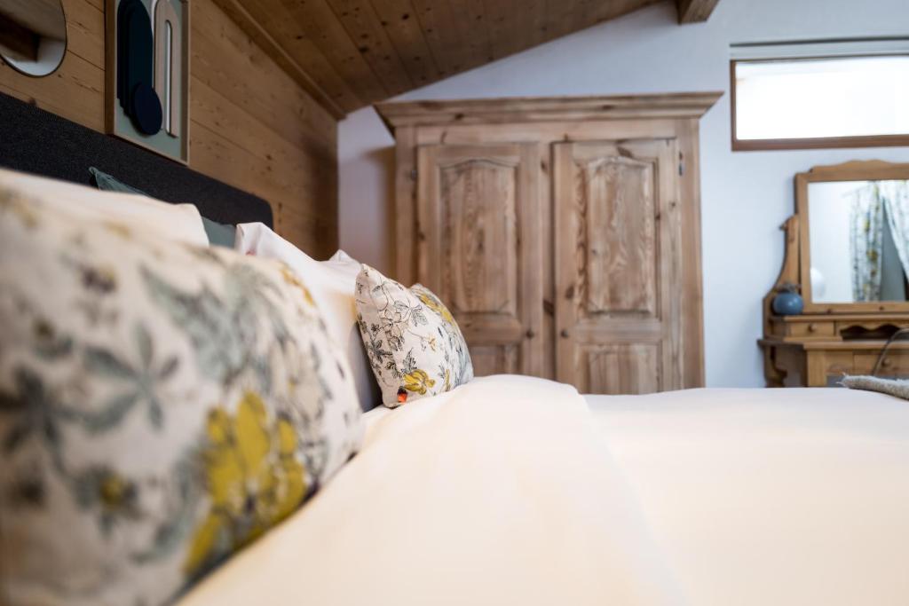 Postel nebo postele na pokoji v ubytování Chalet 4 Saisons