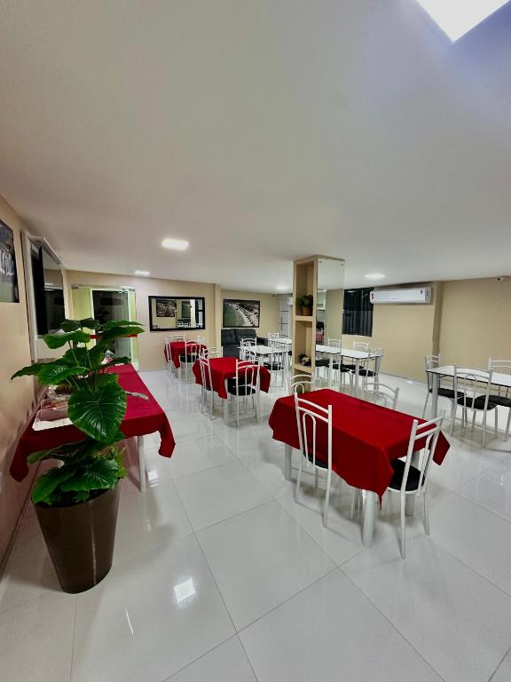 Posezení v ubytování Roraima Apart Hotel