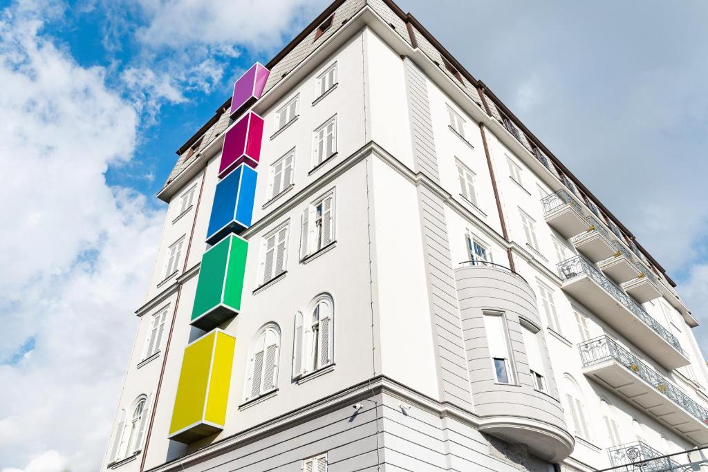 O edifício em que o hostel se localiza