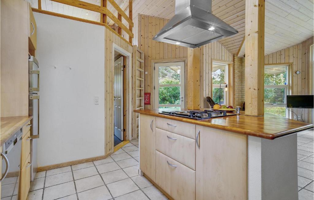 Kuchyň nebo kuchyňský kout v ubytování Holiday Home Solvænget Væggerløse X