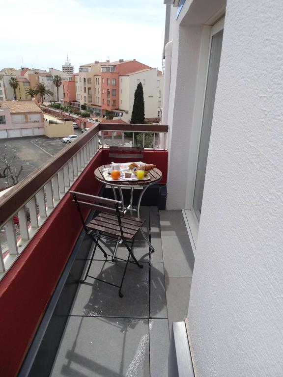 Balkón nebo terasa v ubytování The Originals City, Hotel Cap Maya, Cap d'Agde