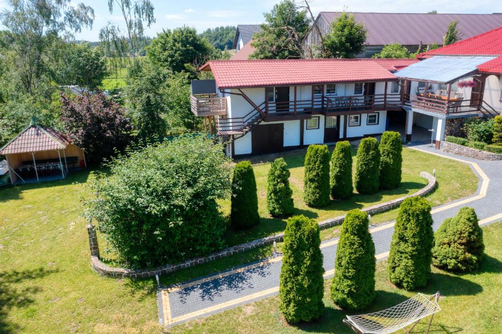 Zahrada ubytování Kwatery u Zdzicha