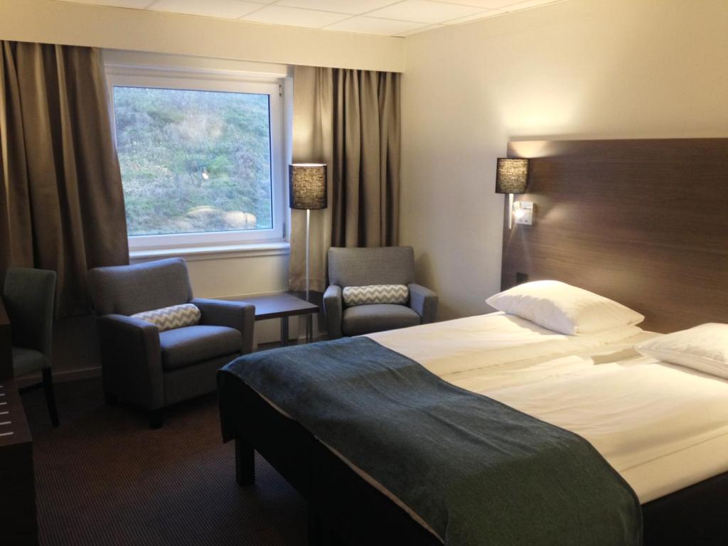 Postel nebo postele na pokoji v ubytování Thon Partner Hotel Andrikken