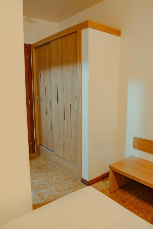 Postel nebo postele na pokoji v ubytování Sarana Praia Hotel
