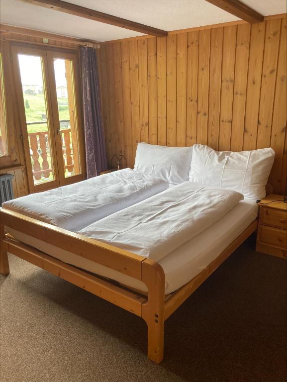 Postel nebo postele na pokoji v ubytování Alte Bock 2.0