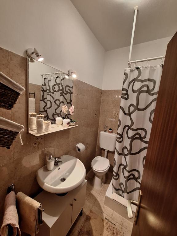 Kúpeľňa v ubytovaní Apartman Valeria