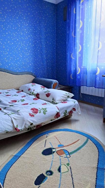 Postel nebo postele na pokoji v ubytování Будинок "Змерега"