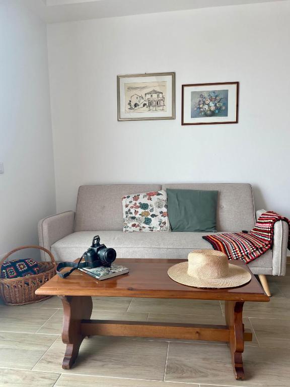 Posezení v ubytování WindwoW - Your flat in Baunei
