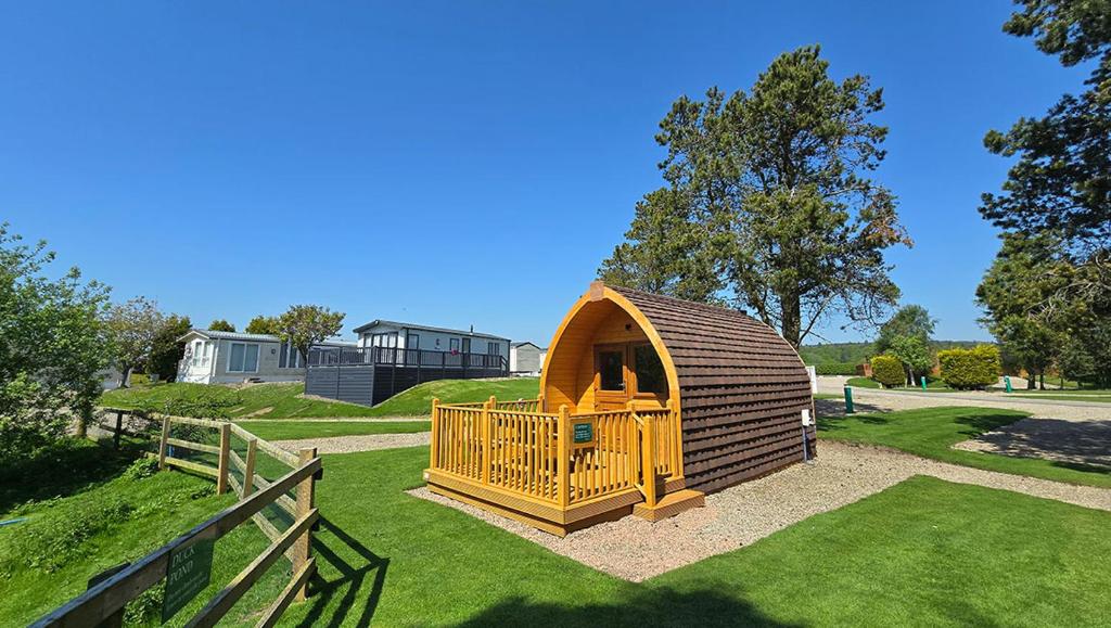 Zahrada ubytování Deeside Holiday Park