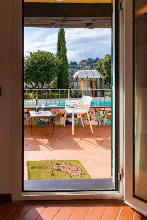 Balkón nebo terasa v ubytování Il Mirto B&B