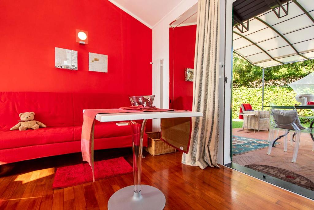 Posezení v ubytování Il Mirto B&B