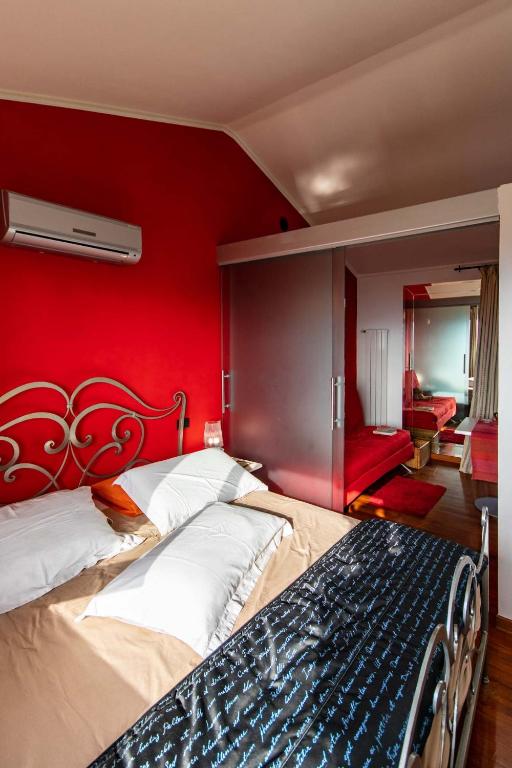 Postel nebo postele na pokoji v ubytování Il Mirto B&B