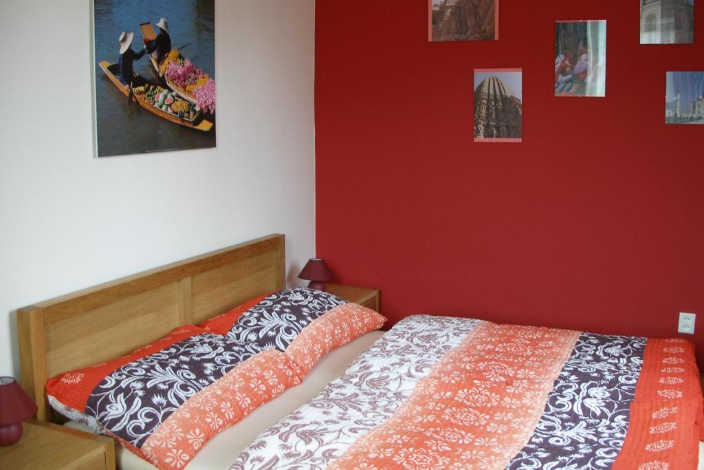 Postel nebo postele na pokoji v ubytování Penzion Svět