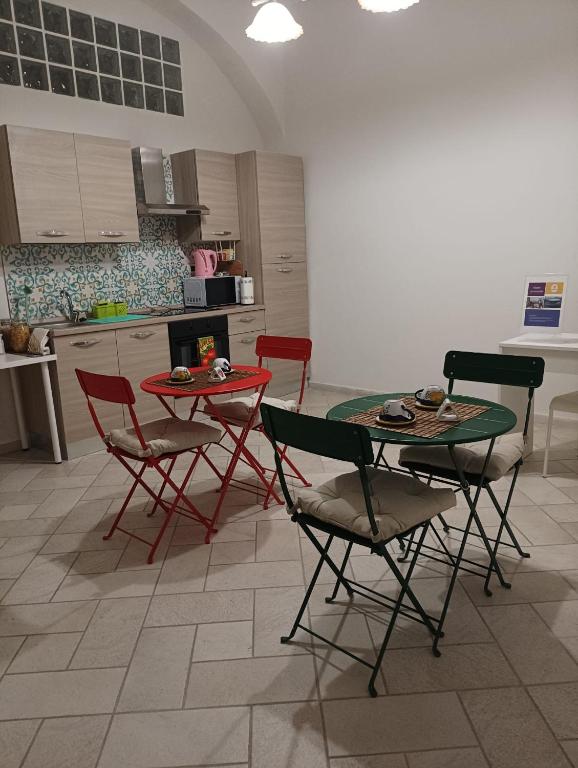 Kuchyň nebo kuchyňský kout v ubytování Apple Lemonade B&B