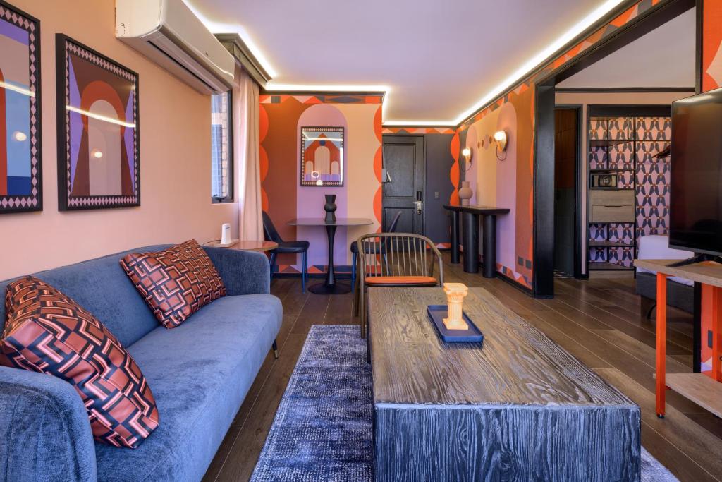 Posezení v ubytování APT Serviced Apartments Santiago