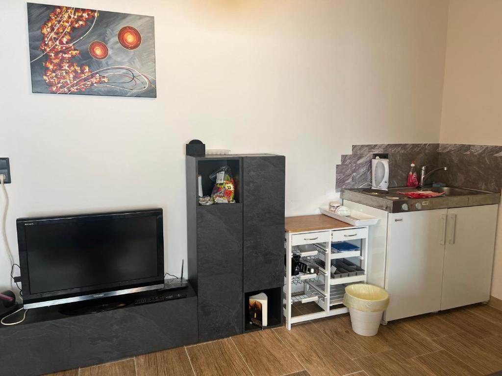 Kuchyň nebo kuchyňský kout v ubytování TOP3 Schönes Apartment für max 5 Personen