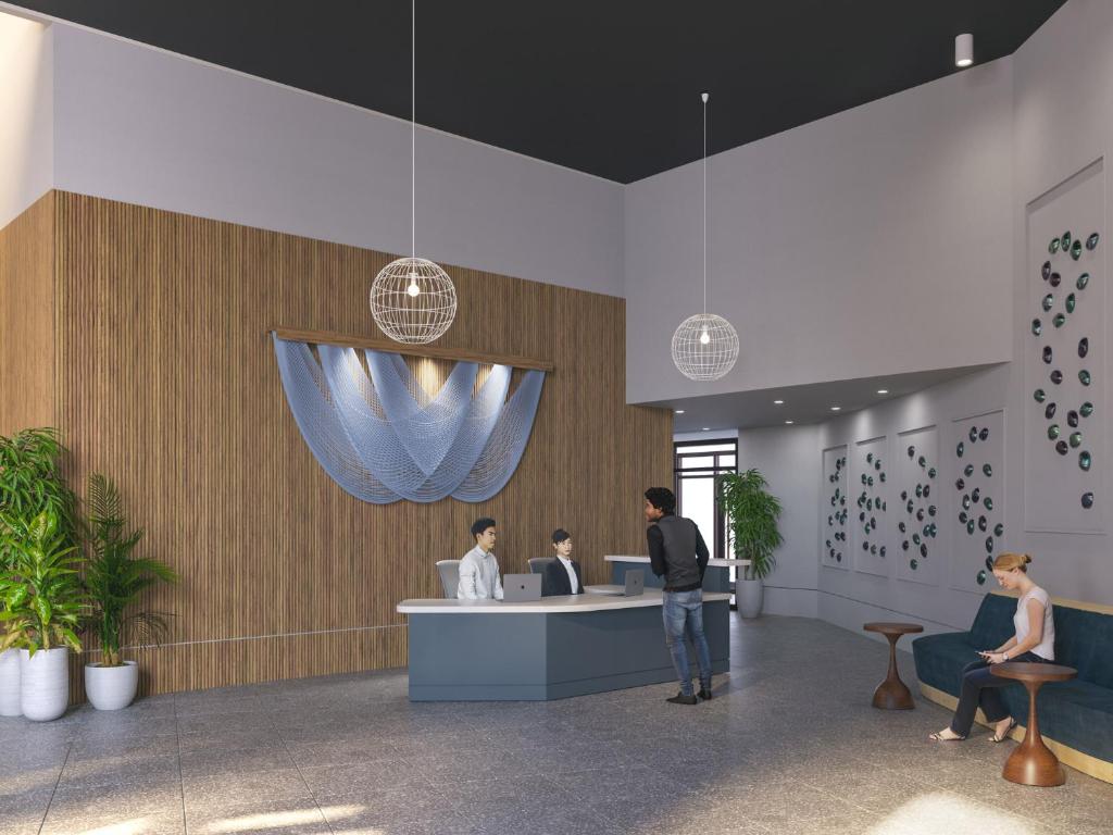 Vstupní hala nebo recepce v ubytování Marina Square Suites