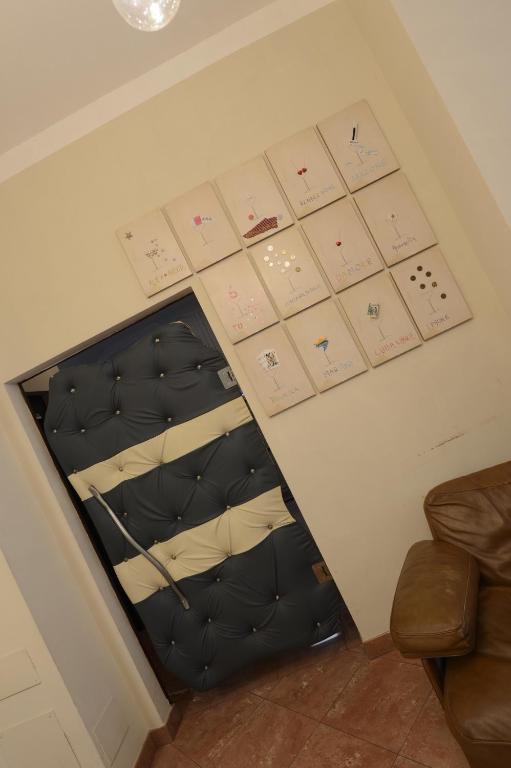 a room with a bunk bed in the corner at Hotel Tourist in Turin