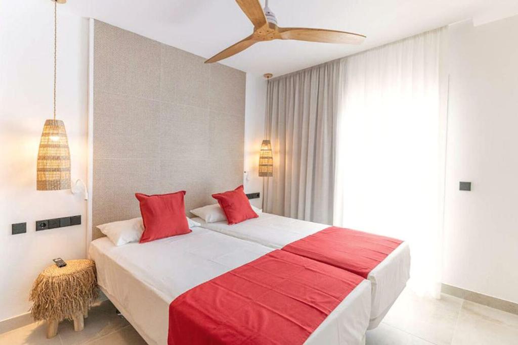 Postel nebo postele na pokoji v ubytování Residencial Bogamarí