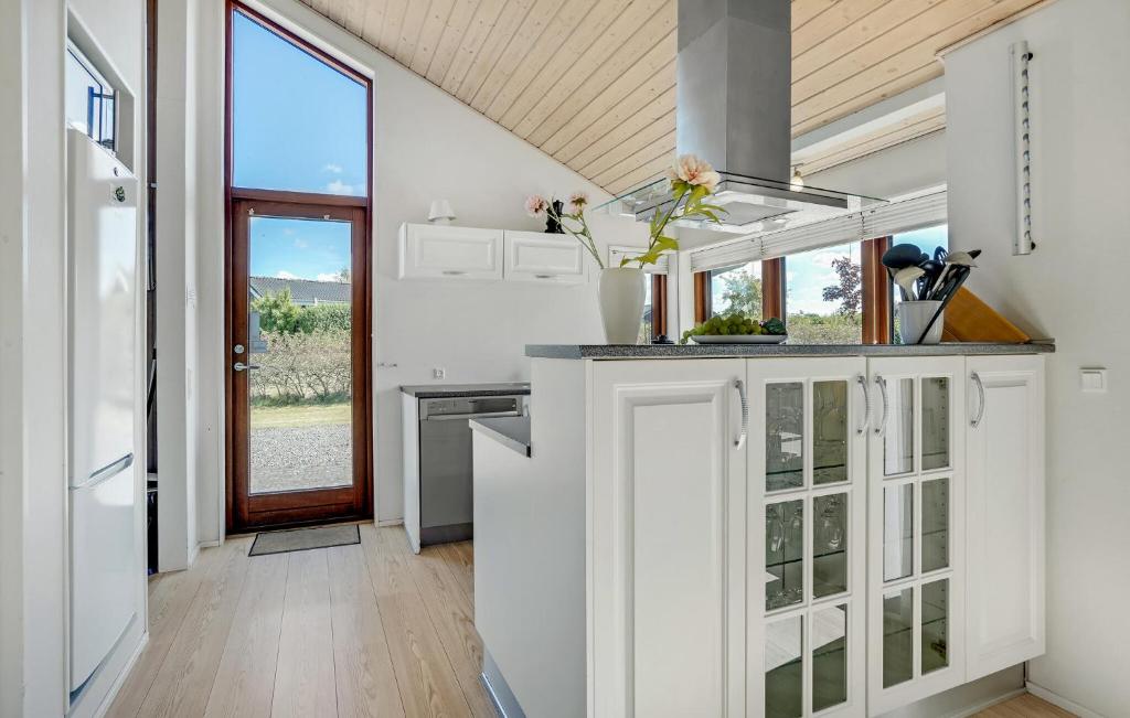Kuchyň nebo kuchyňský kout v ubytování Holiday Home Rørbæksøvej Ejstrupholm V